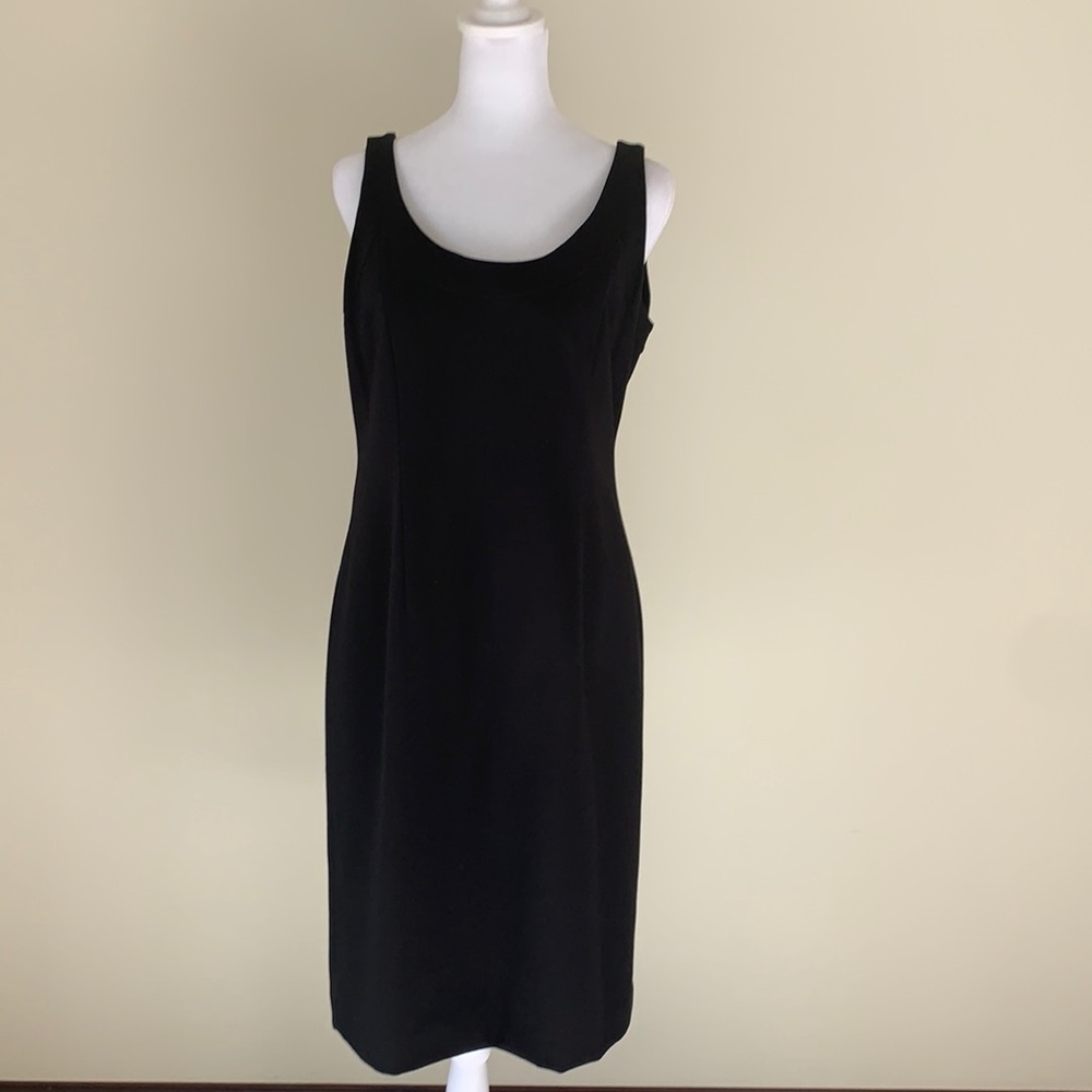 Eileen Fisher Classic Sheath Dress. NWT. Size S. Fully lined. Black.